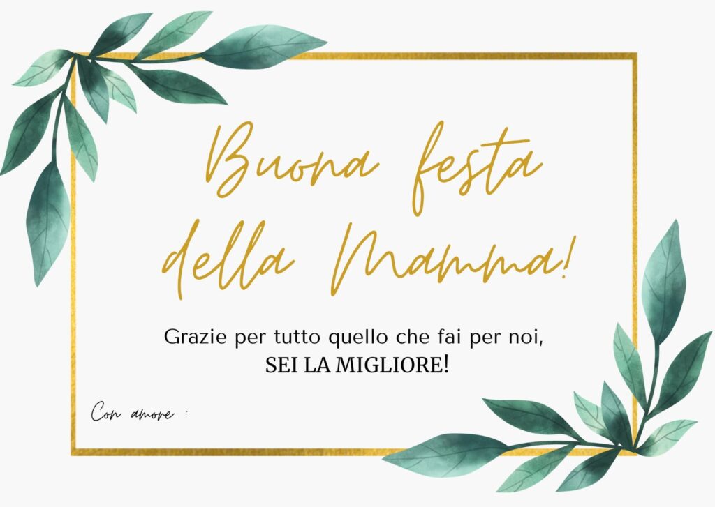 festa della mamma biglietto da scaricare