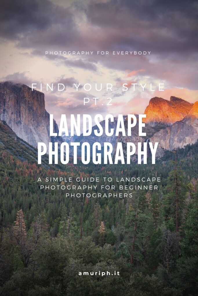 landscape photography beginner guide